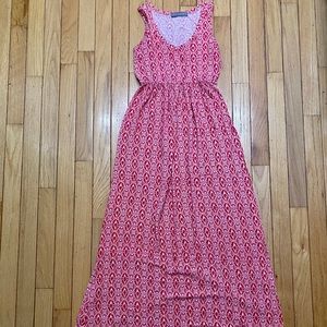 Fun pattern maxi dress